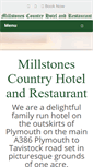 Mobile Screenshot of millstonescountryhotel.co.uk